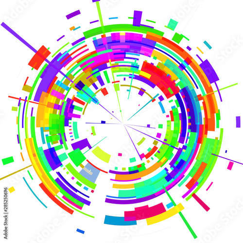 Abstract background with circles