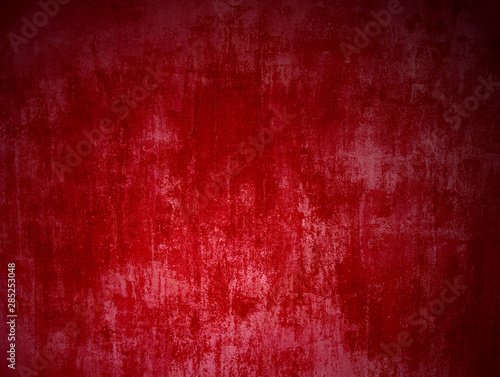 Rote Betonwand als grunge Hintergrund Textur