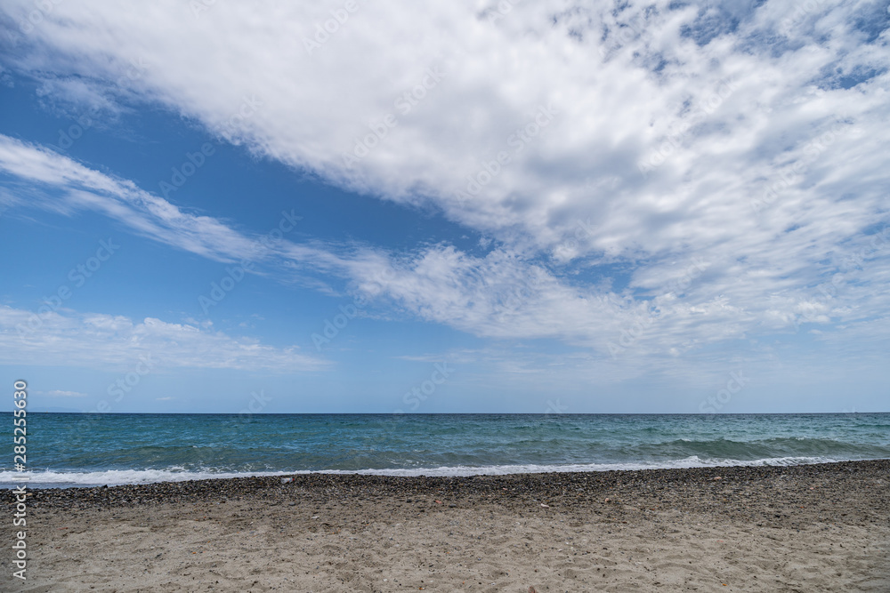 Rodia Beach in Messina - View of the Aeolian islands in Messina Rodia Beach in Messina - View of the Aeolian islands in Messina