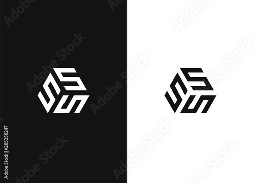 Black white version of the design element