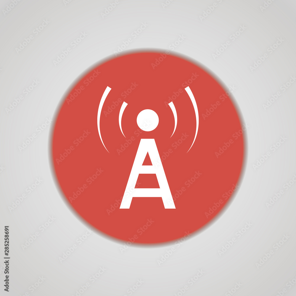 wireless connection icon on white background eps10 wireless connection icon on white background eps10