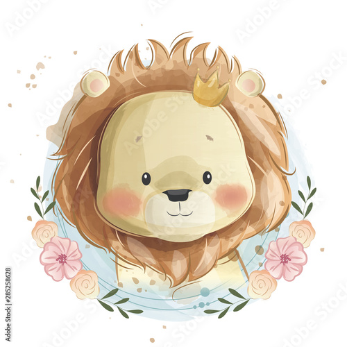 Cute Lion Portrait
