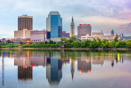 Springfield, Massachusetts, USA downtown skyline photo