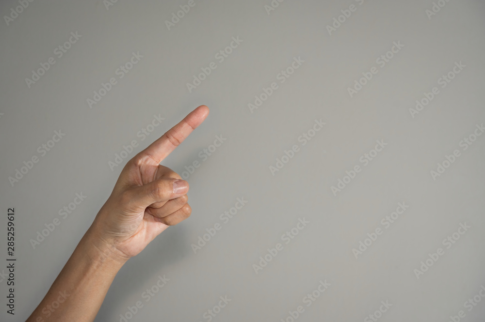 Female hand pointing fingers,concept idea. Female hand pointing fingers,concept idea.