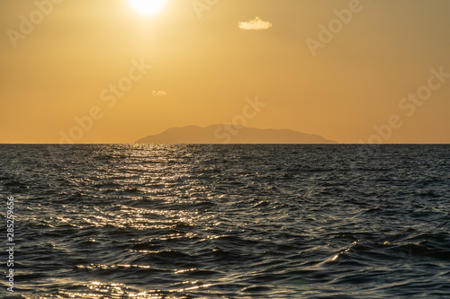 Rodia Beach in Messina - View of the Aeolian islands in Messina