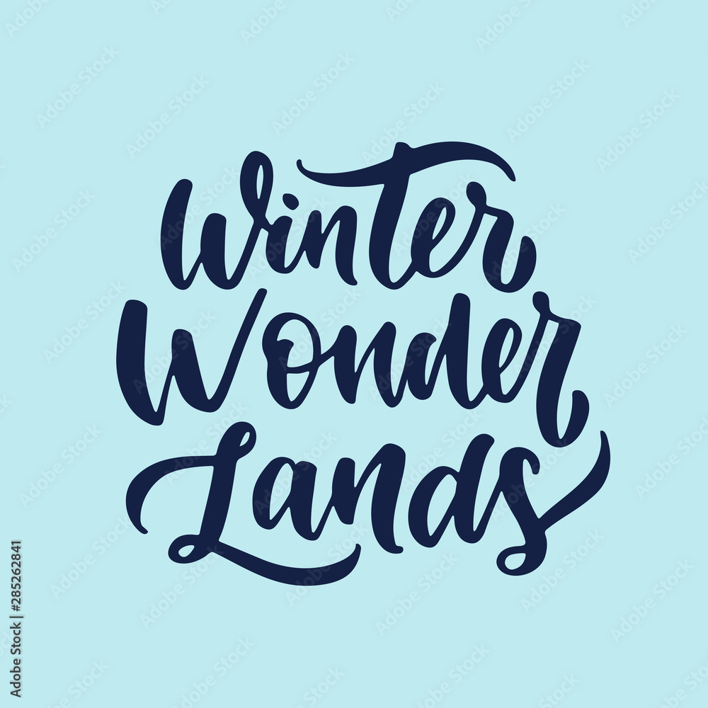Christmas time hand drawn lettering. Composition for banner, postcard, poster design element stories, posts, etc. Vector eps10