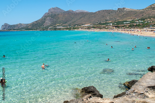 Falasarna beach, crete, greece