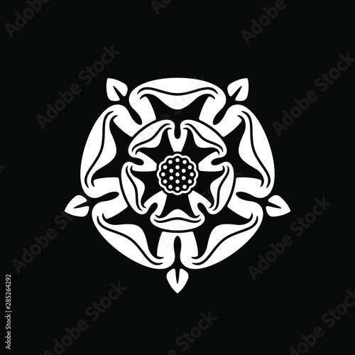 Tudor Rose Ancient Vector Symbol