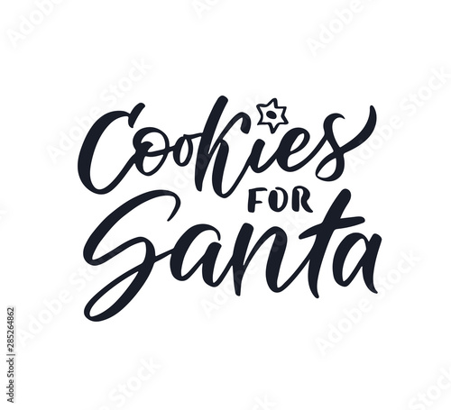 Christmas time set hand drawn lettering  logo