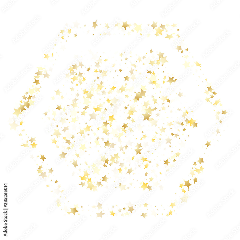 Flying gold star sparkle vector with white background. Flying gold star sparkle vector with white background.