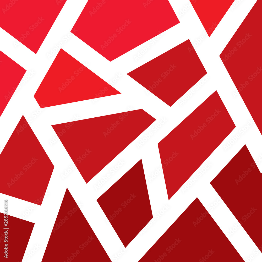 Obraz premium red geometric background- vector illustration