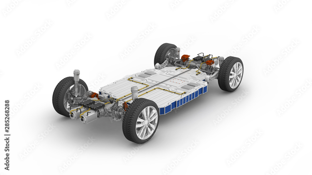 Chassis eines E-Mobils