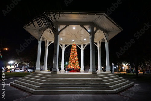 Christmas Gazebo at Martin County Florida Courthouse