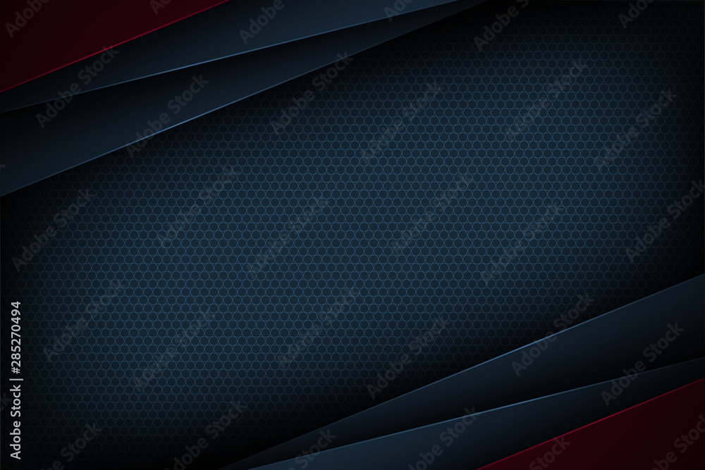 Dark blue abstract vector background with overlapping characteristics. Dark blue abstract vector background with overlapping characteristics.