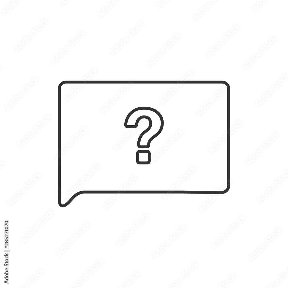 Decision Making Icon. Line style vector EPS.