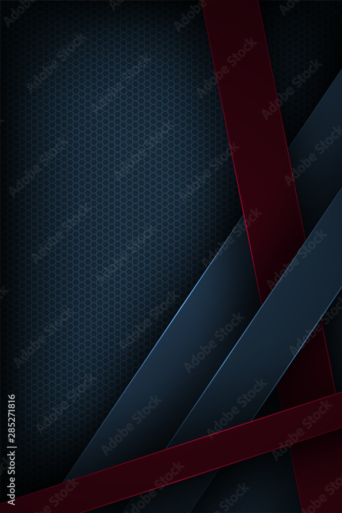 Dark blue abstract vector background with overlapping characteristics. Dark blue abstract vector background with overlapping characteristics.