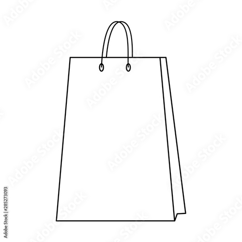 shopping retail sale store cartoon in black and white