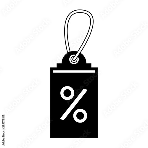 shopping retail sale store cartoon in black and white