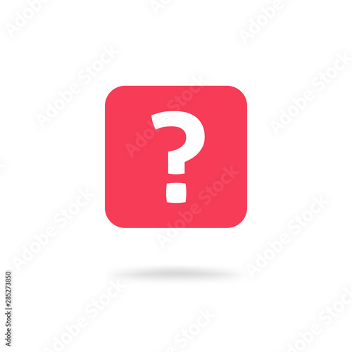 Question mark icon vector illustration, flat red ask symbol or button isolated pictogram Free Download Question mark icon vector illustration, flat red ask symbol or button isolated pictogram - GFXLoad