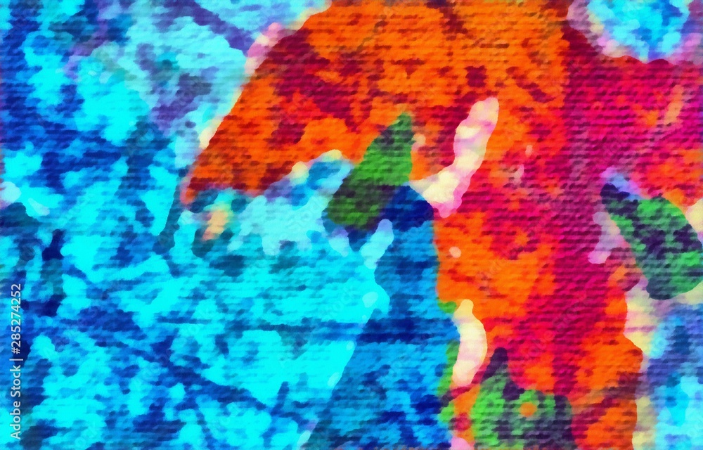 Naklejka premium Colorful original pop grunge texture background. Scratched pattern backdrop. 