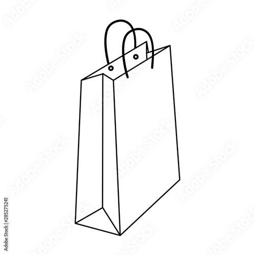 shopping retail sale store cartoon in black and white