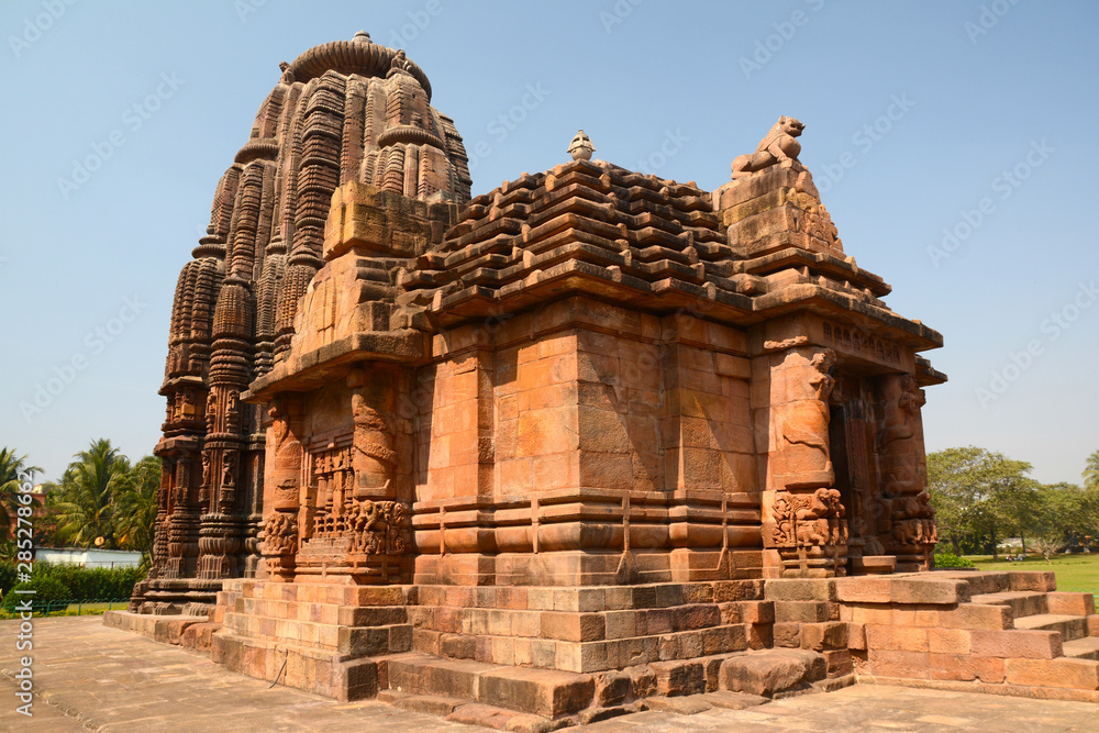 Tamara I Temple, 11th century temple in Bhubaneswar, capital city of Odisha, India. The temple is known locally as “Love Temple” because of its’s erotic carvings.