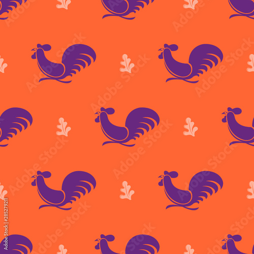 Chicken running pattern design