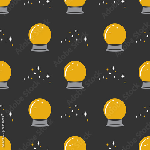 Fortune teller sphere glass pattern design