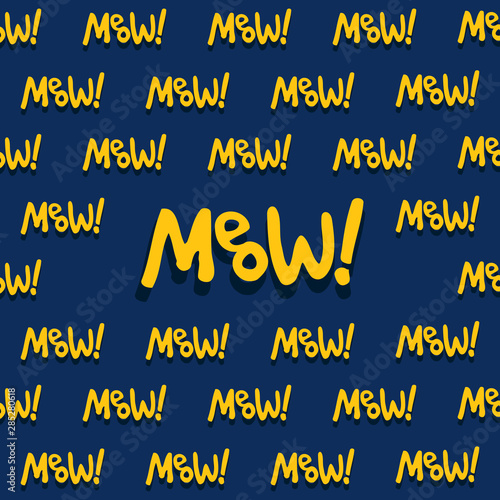 Word's cat meow