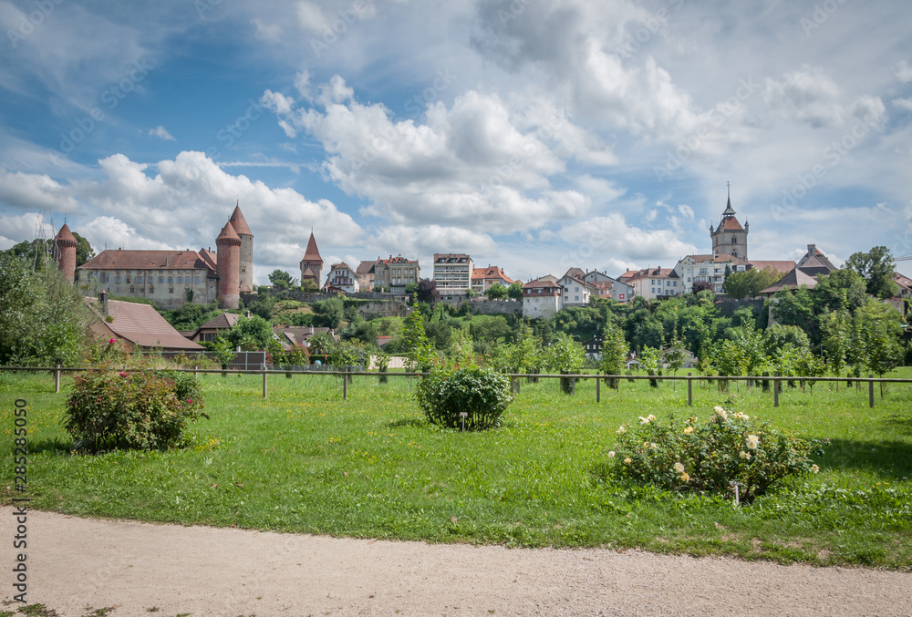Fototapeta premium Estavayer-le-Lac en Suisse