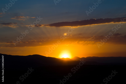 Sierra Nevada sunset