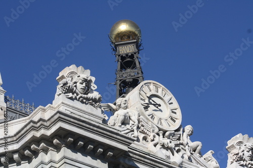 Reloj del Banco de España en Madrid