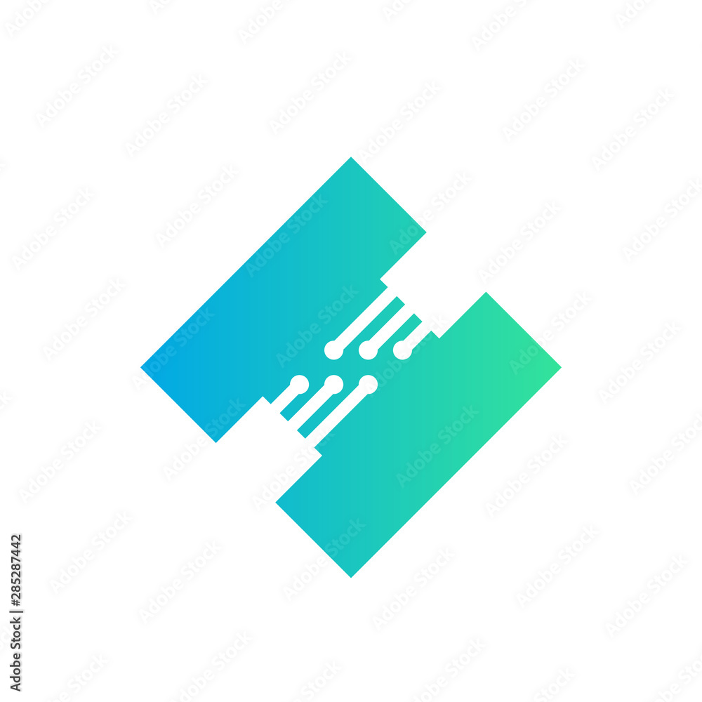 optic fiber cables vector logo on white optic fiber cables vector logo on white