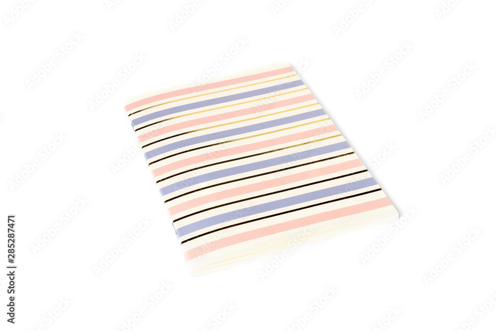 Notebook isolated on white background. Notebook isolated on white background.