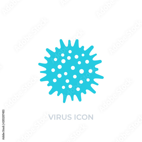 virus, infectious pathogen icon, vector