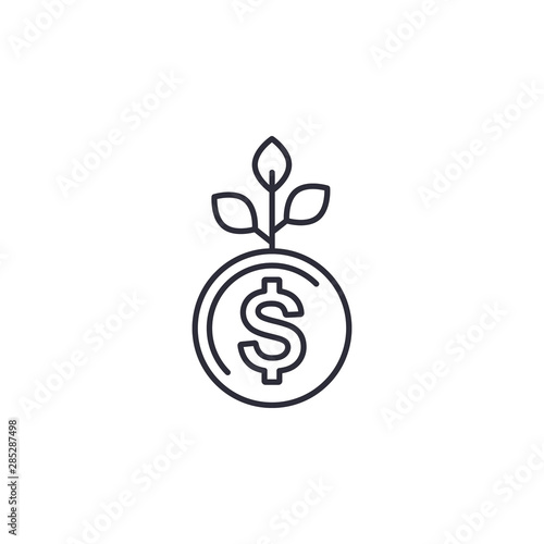 seed money line icon