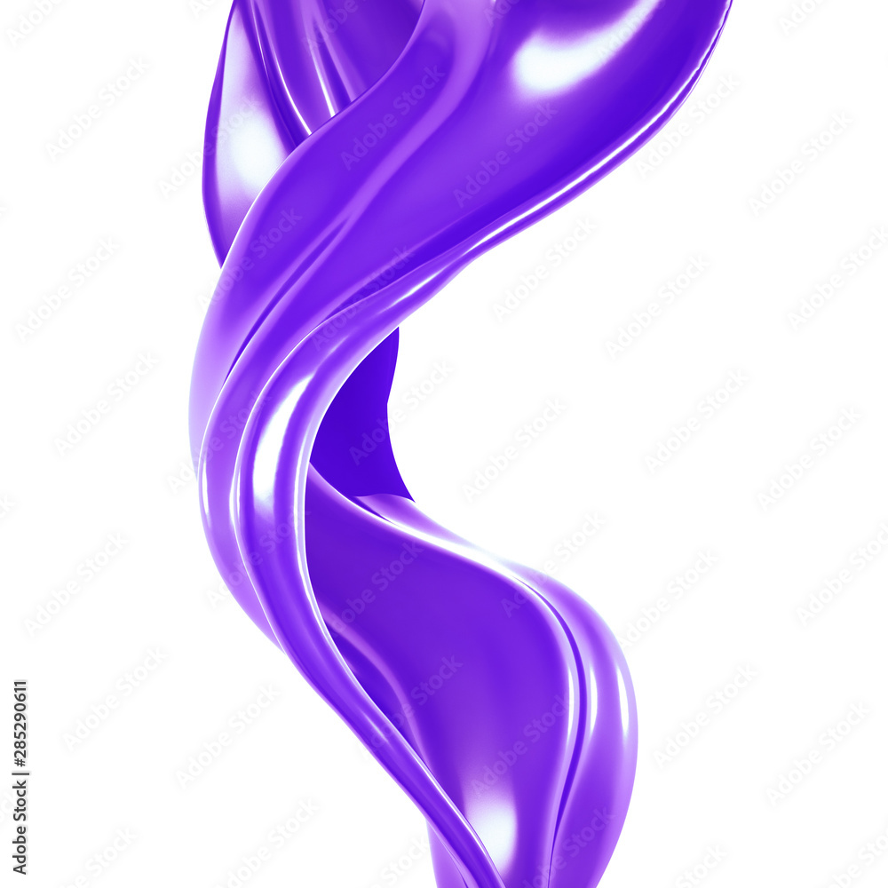 Splash of thick purple liquid. 3d illustration, 3d rendering. Splash of thick purple liquid. 3d illustration, 3d rendering.
