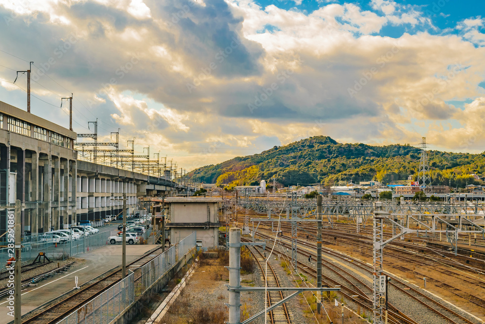 Naklejka premium Shin Yamaguchi Station, Japan