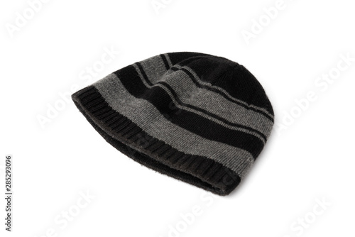 Winter hat isolated on white background.
