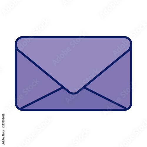 envelope mail communication closed isolated icon