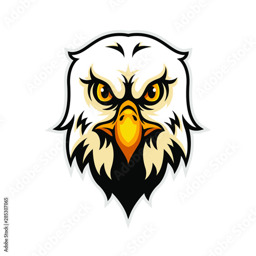 Angry Eagles Mascot  Vector Logo Illustration
