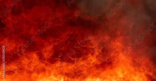 Abstract of blaze fire flame texture for background.
