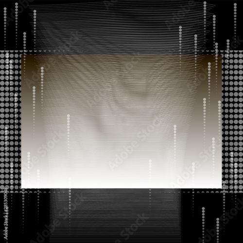 Abstract background image. A monochrome image of a constructive type from the background of a photograph and simple geometric shapes.