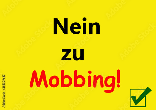 Nein zu Mobbing