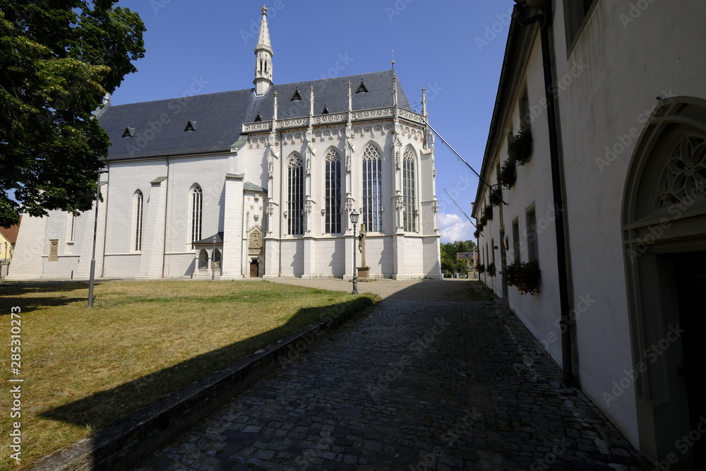 Die Ritterkapelle in der Altstadt von Haßfurt, Unterfranken, Franken, Bayern, Deutschland