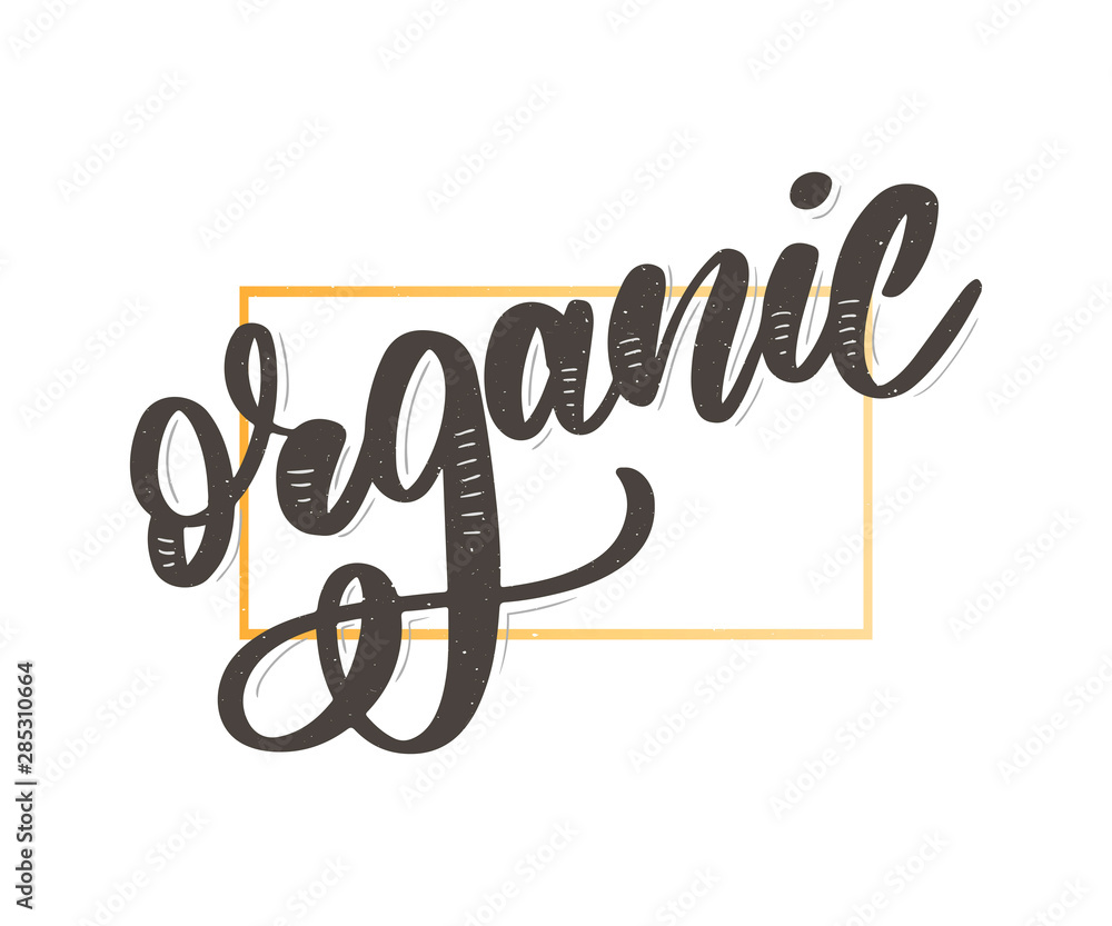 Collection of Green Healthy Organic Natural Eco Bio Food Products lettering calligraphy Collection of Green Healthy Organic Natural Eco Bio Food Products lettering calligraphy