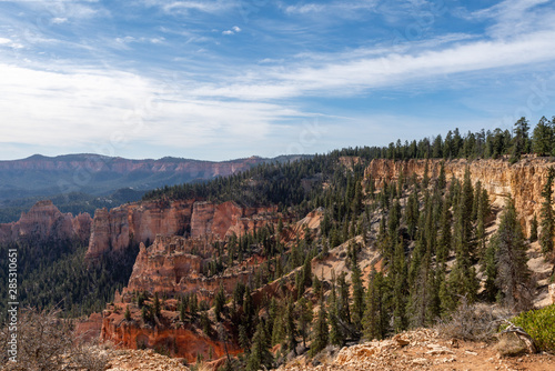 Scenic view into Bryce Canyon, UT