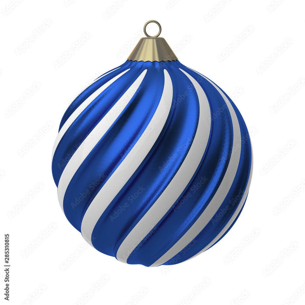 3D rendering Christmas ball isolated on a white background. 3D rendering Christmas ball isolated on a white background.