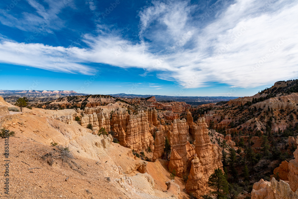 Scenic view into Bryce Canyon, UT