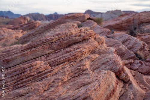 Red rocks in valley of fire national park
